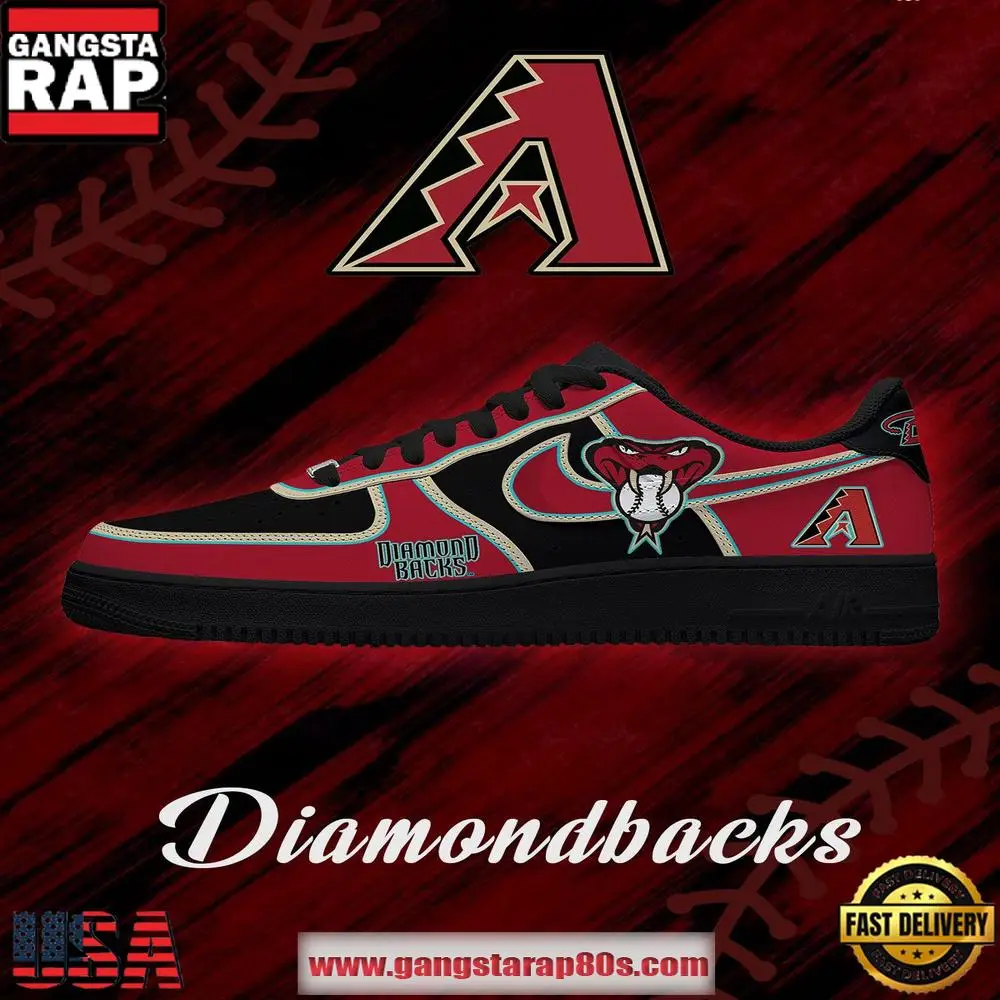 Arizona Baseball Limited Edition Nike Air Force 1 Sneakers Shoes