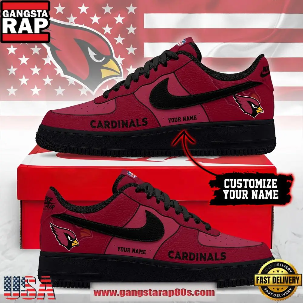 Arizona Cardinals New 2026 Version NFL Custom Air Force 1 Running Sneakers Shoes