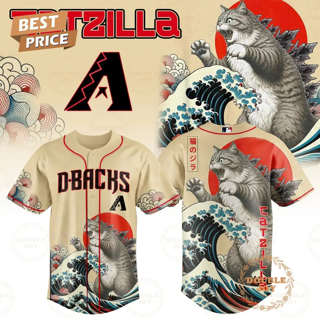 Arizona Diamondbacks Catzilla 2025 Japan Limited Edition Baseball Jersey