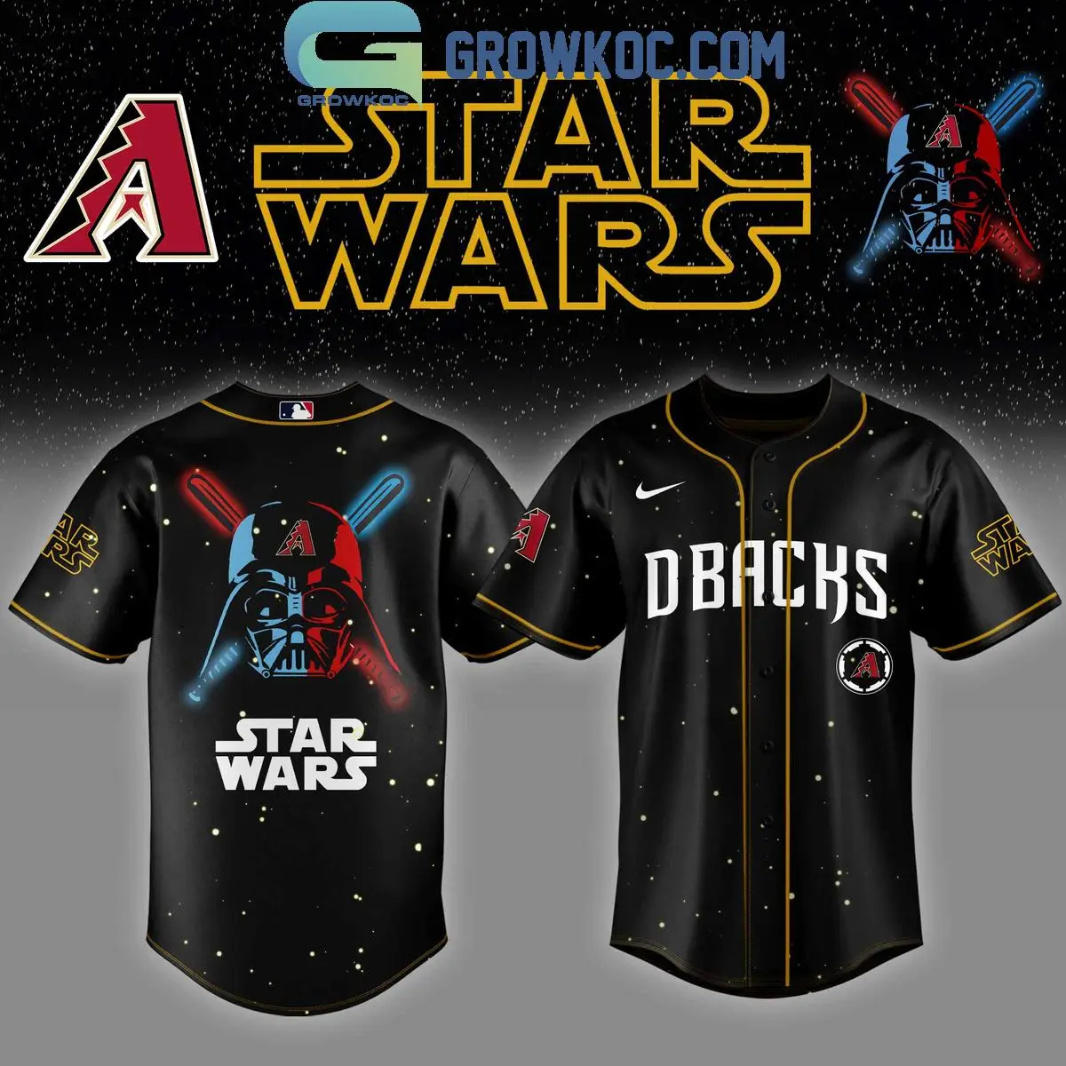 Arizona Diamondbacks MLB x Star Wars 2025 Baseball Jersey