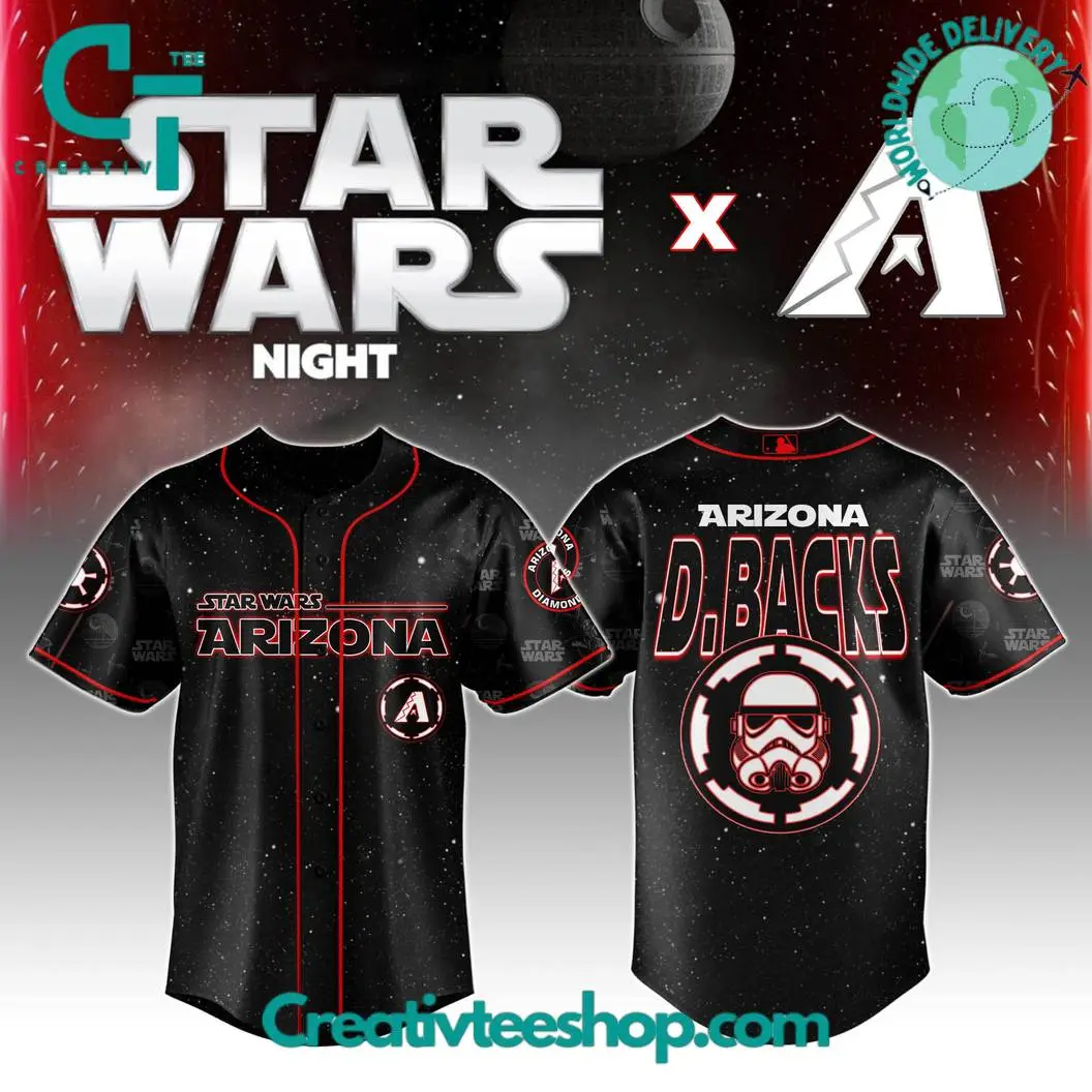 Arizona Diamondbacks Mlb X Star Wars Night 2025 Special Edition Baseball Jersey