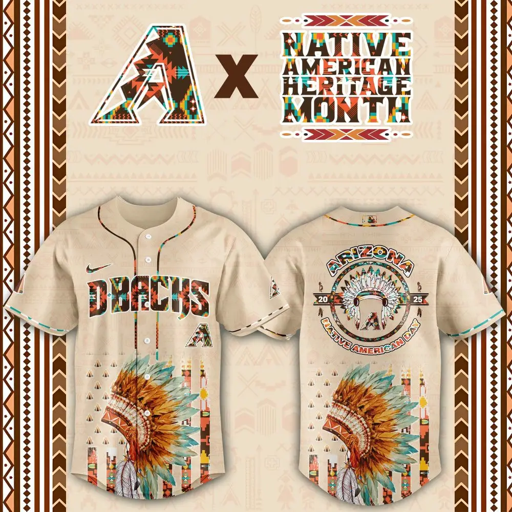 Arizona Diamondbacks Native American Heritage Month Baseball Jersey