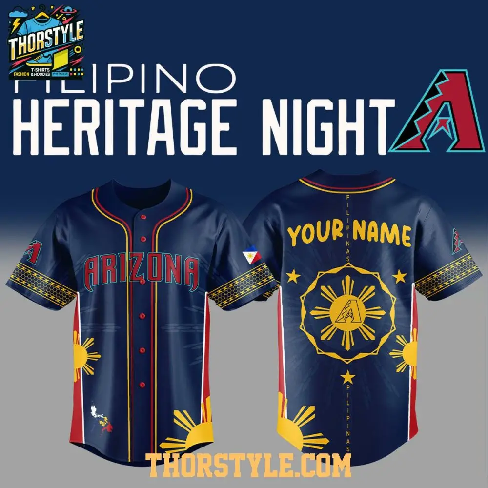 Arizona Diamondbacks Pinoy Filipino Heritage 2025 Culture Baseball Jersey