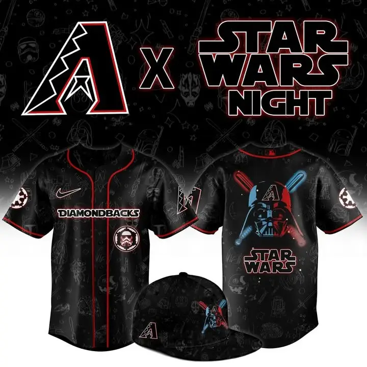 Arizona Diamondbacks Starwar Night Jersey Diamondbacks Merch Best Gifts For Baseball Players - Tazila