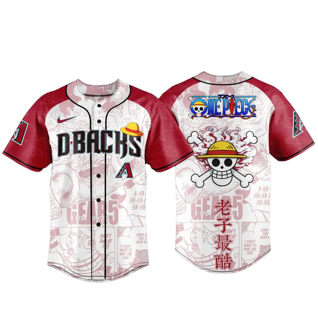 Arizona Diamondbacks x One Piece Night 2026 Game Baseball Jersey - Tazila