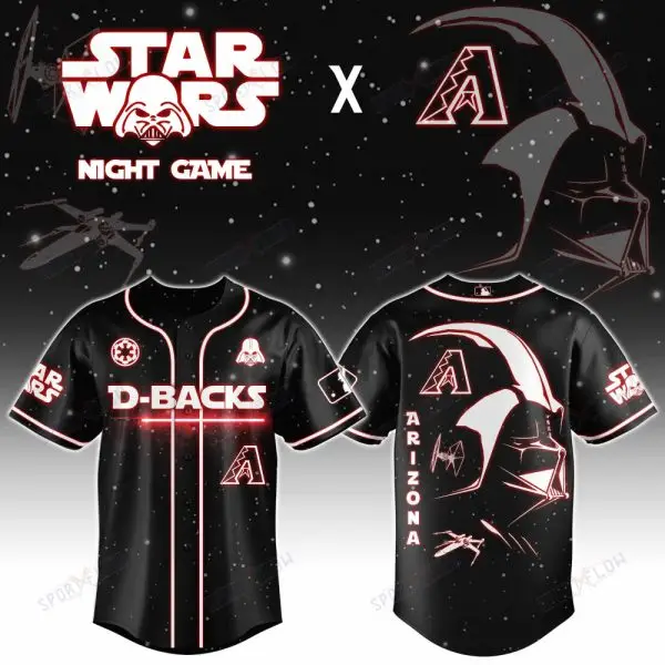 Arizona Diamondbacks X Star Wars Darth Vader Sith Lord Night Game Baseball Jersey