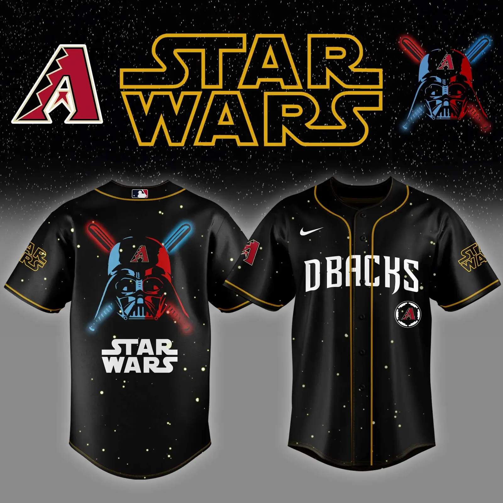 Arizona Diamondbacks x Star Wars Jersey Unique Gifts For Baseball Fans - Tazila