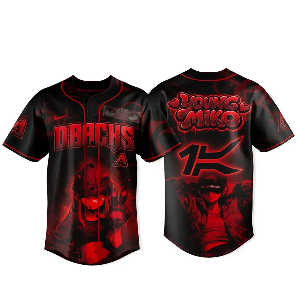 Arizona Diamondbacks x Young Miko Late Checkout Tour 2026 Baseball Jersey - Tazila