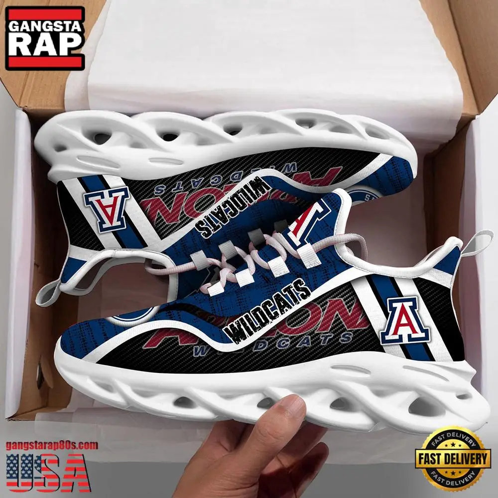 Arizona Wildcats NCAA Clunky New Design Max Soul Shoes, Running Sneakers