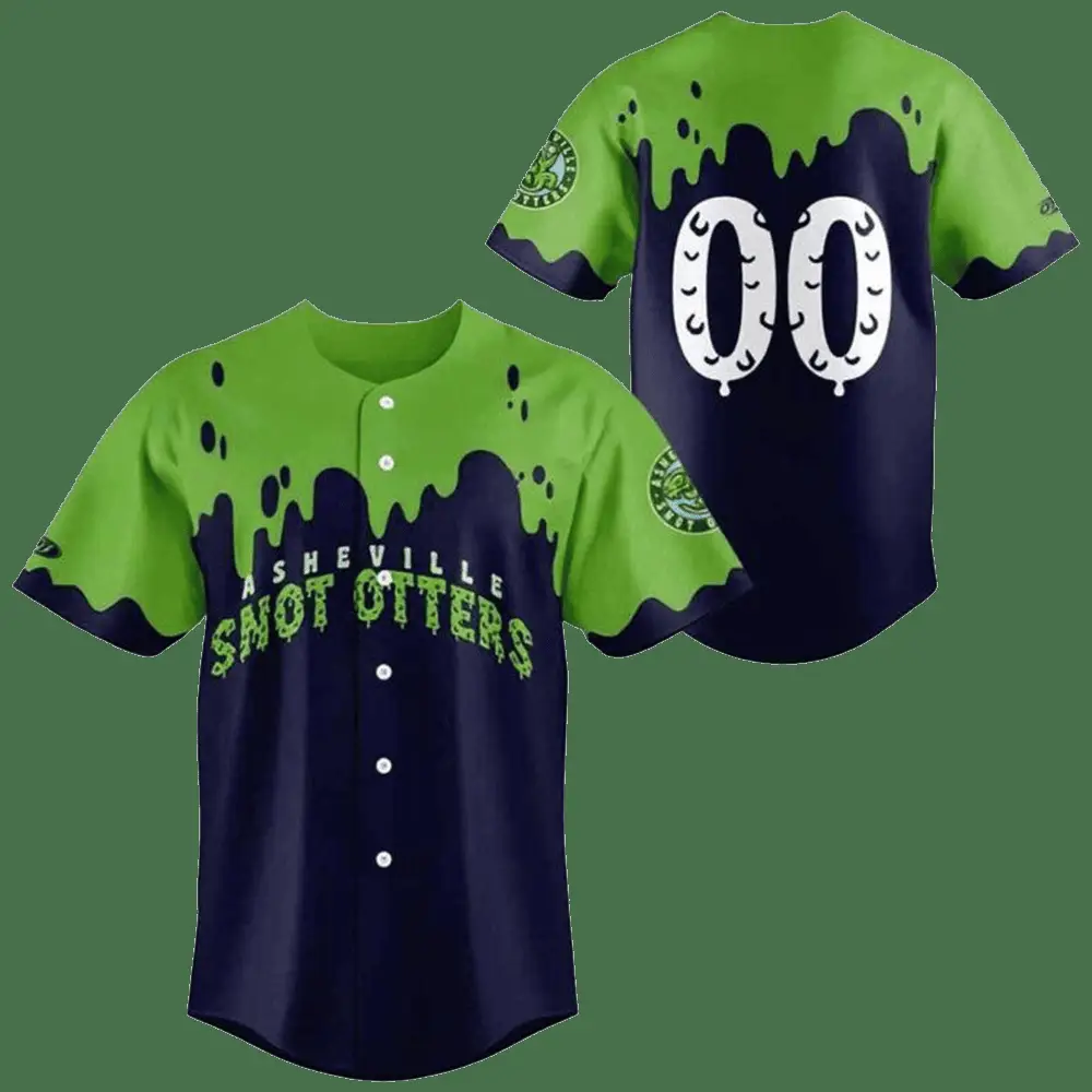 Asheville Tourists Snot Otters Baseball Jersey Best Father's Day Special Gifts - Tazila