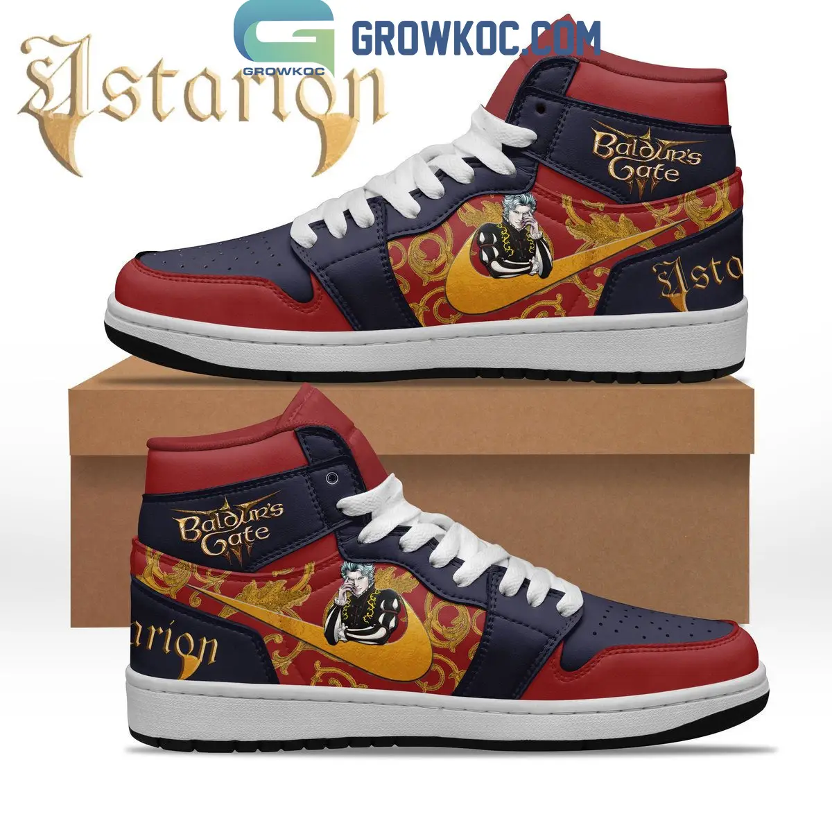 Astarion Baldur's Gate Air Jordan 1 Shoes