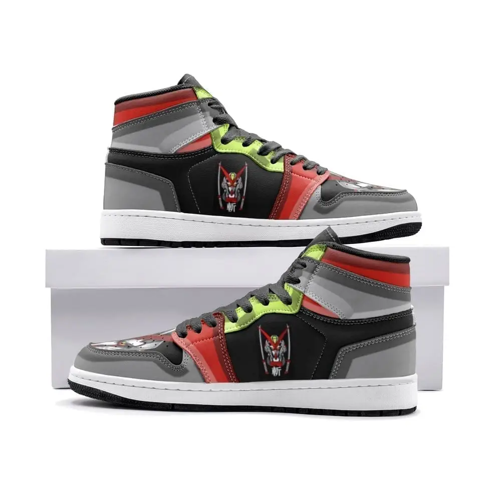Astray Red Frame Gundam Air Jordan 1 High Top Shoes