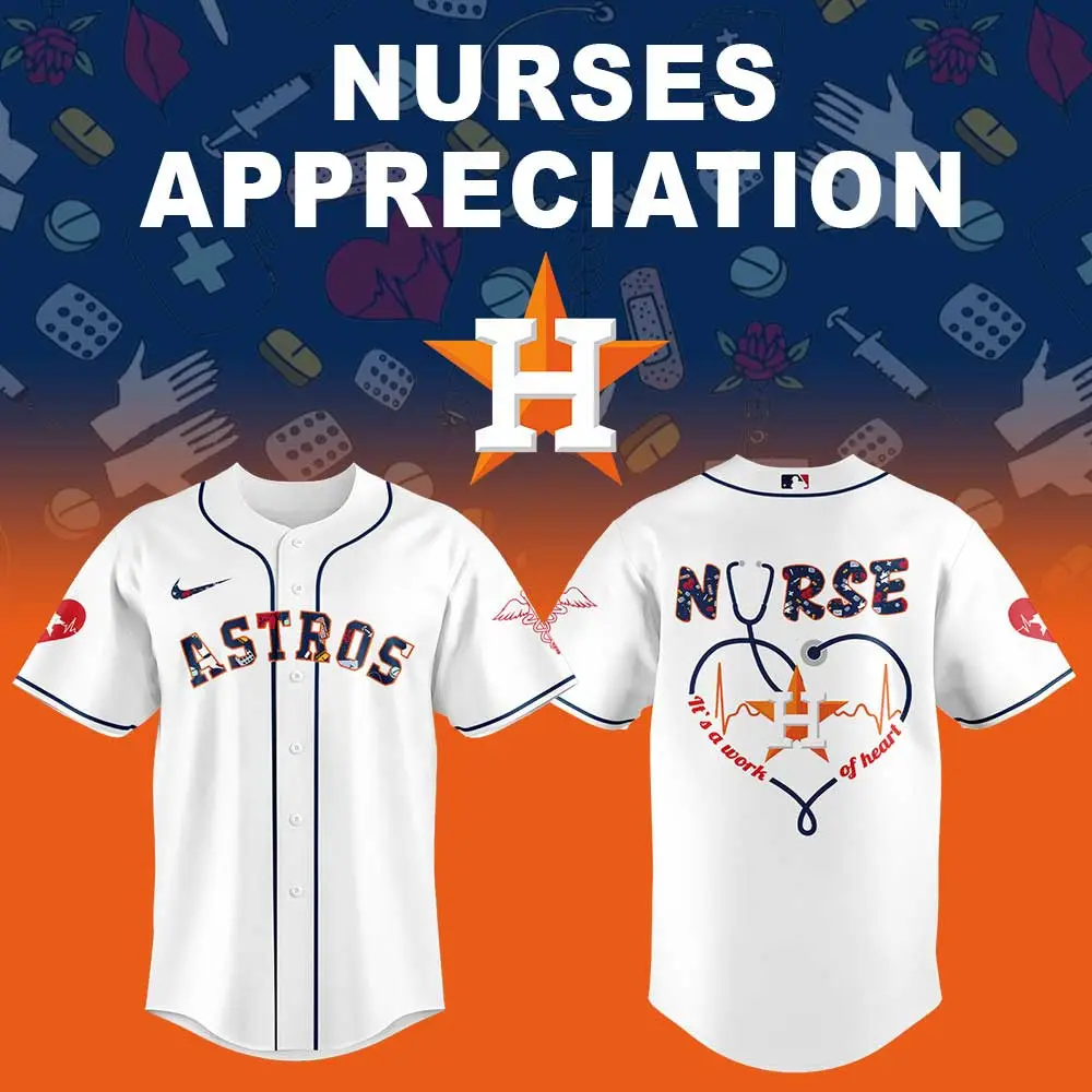 Astros Baseball Nurses Night Jersey Gifts For Baseball Players Baseball Coach Gift Ideas - Tazila