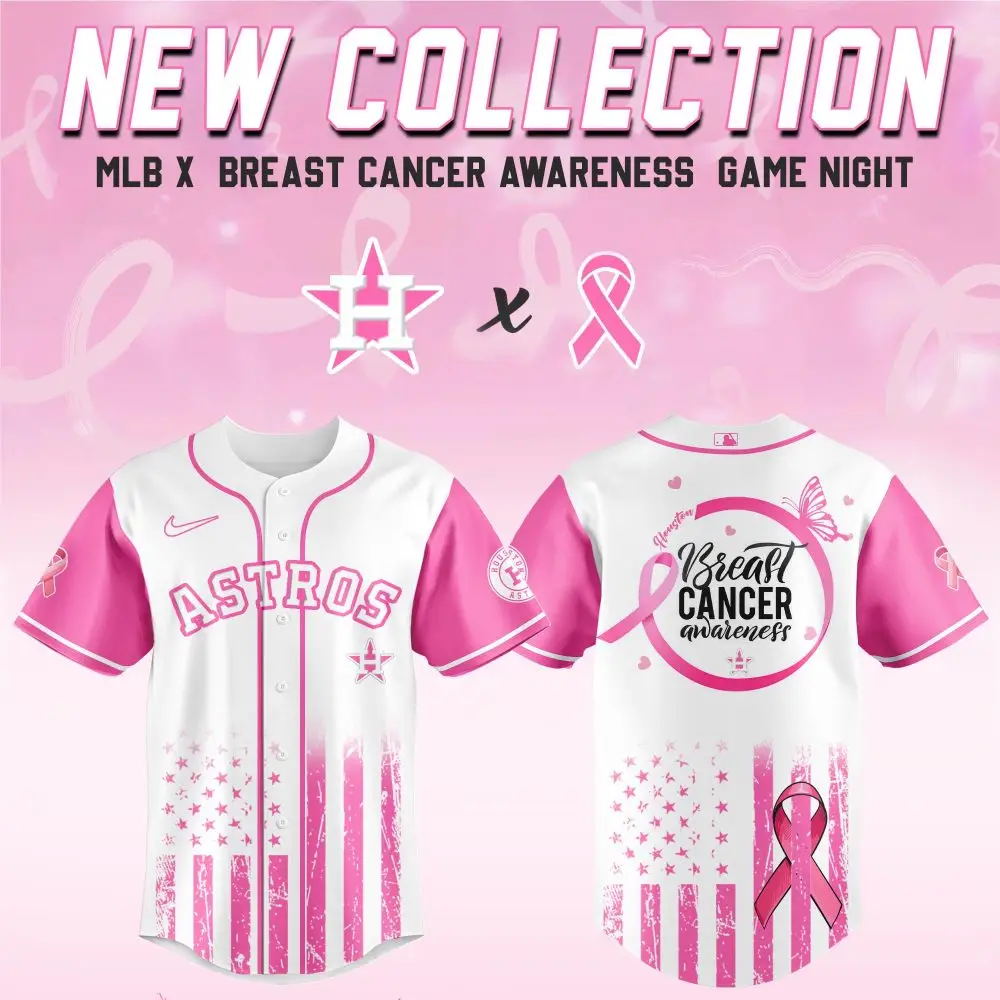 Astros Breast Cancer Awareness Jersey - Limited Edition Mlb Pink Game Night Collection