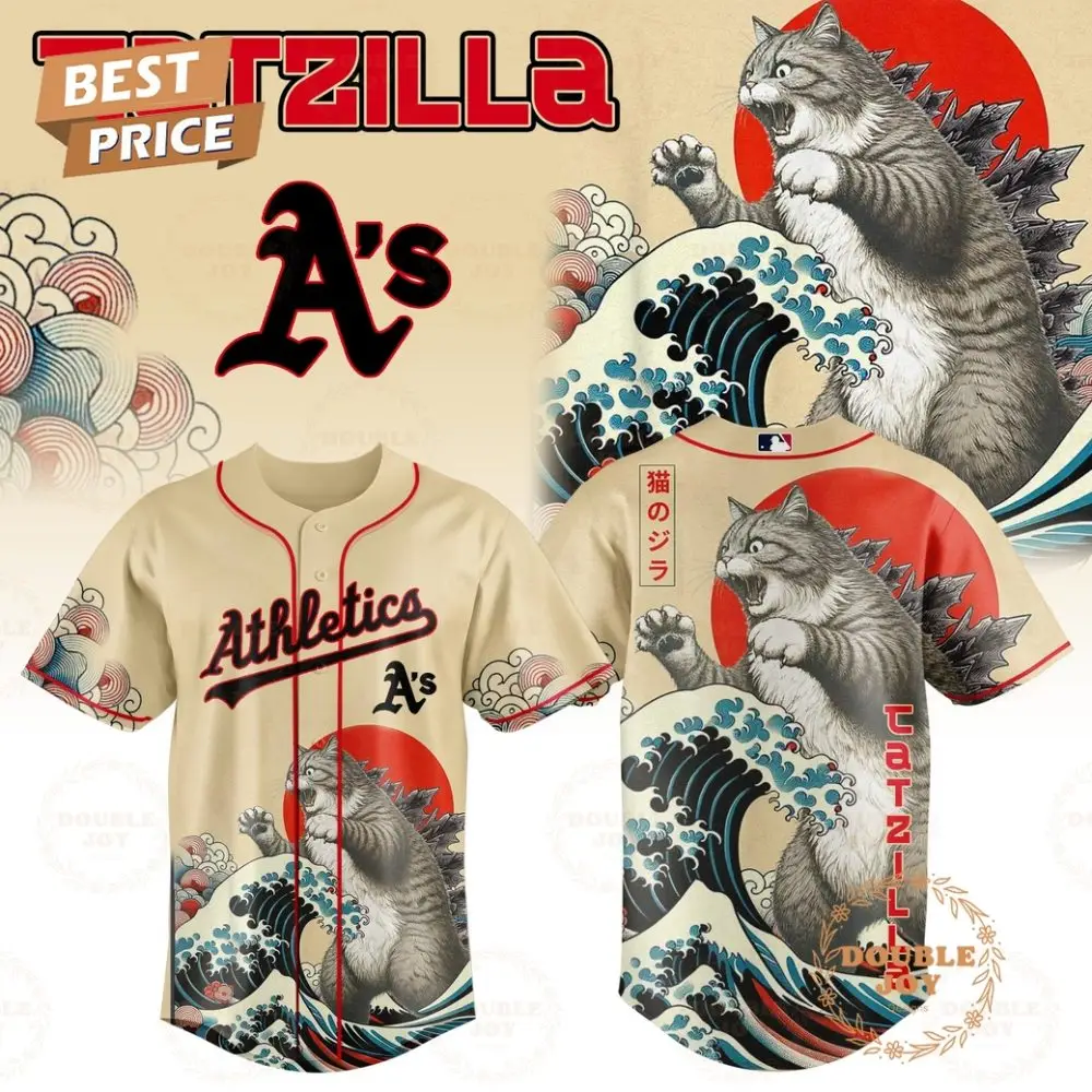 Athletics Catzilla 2025 Japan Limited Edition Baseball Jersey