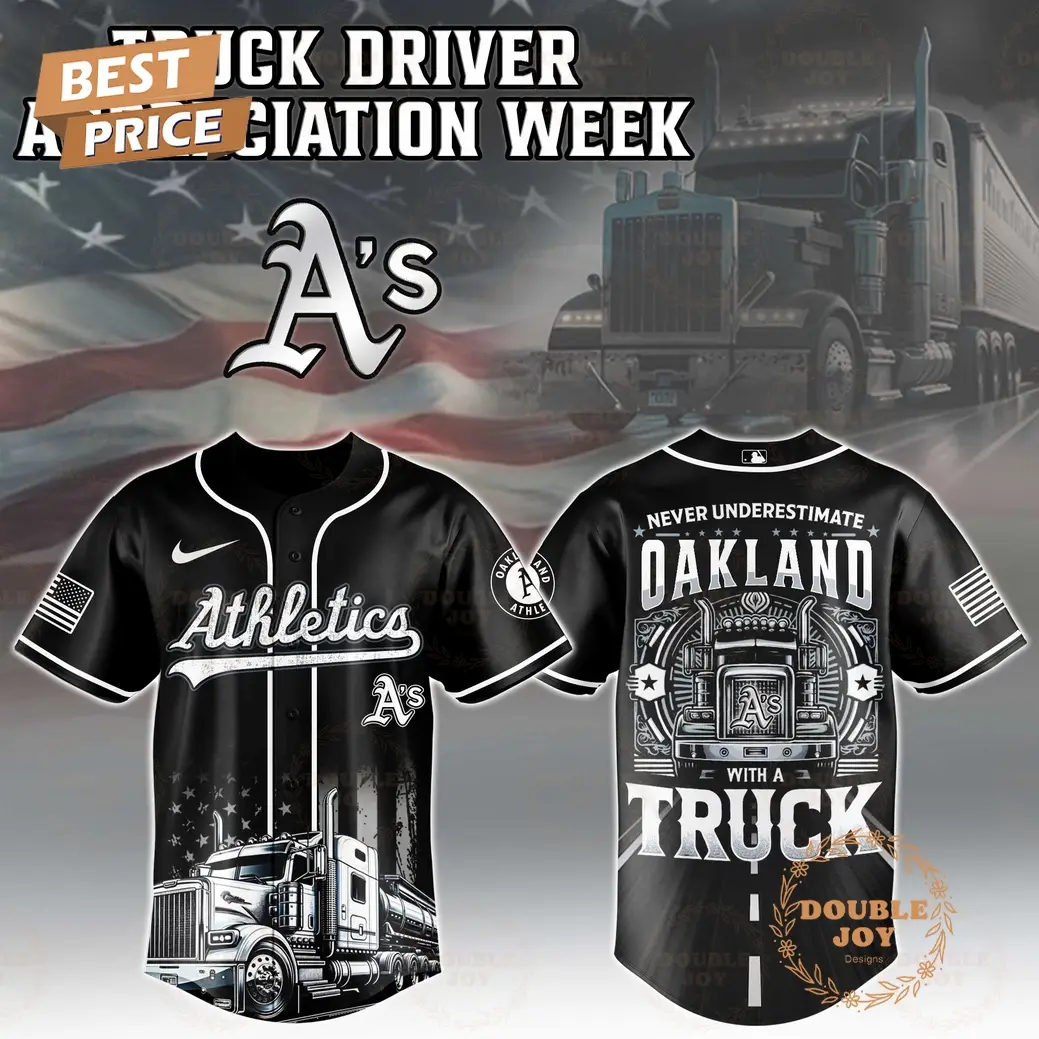 Athletics Truck Driver Appreciation Week 2025 Limited Edition Baseball Jersey