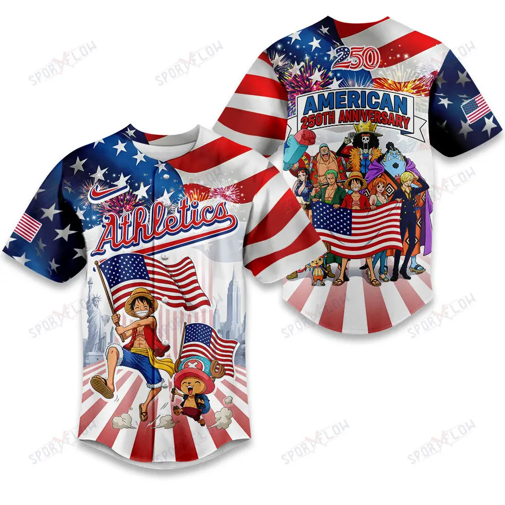 Athletics X One Piece United States Of America 250 Baseball Jersey