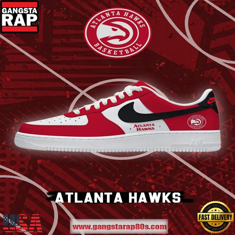 Atlanta Basketball Nike Air Force 1 Shoes Running Sneakers