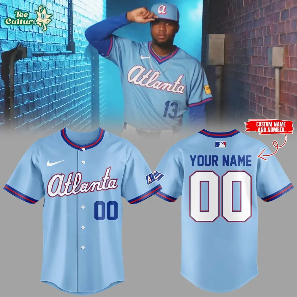 Atlanta Braves City Connect 2026 Custom Name Limited Edition Jersey Atlanta Braves City Connect 2026 Custom Name Limited Edition Jersey - Image 1