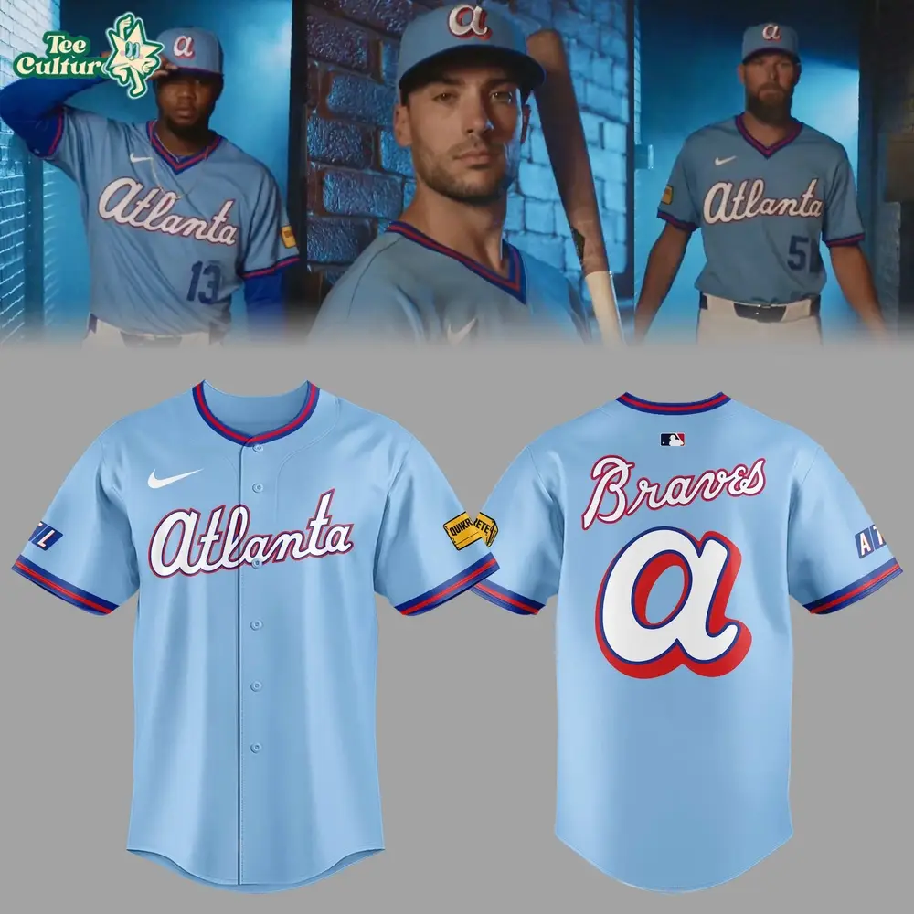 Atlanta Braves City Connect 2026 Limited Edition Baseball Jersey Atlanta Braves City Connect 2026 Limited Edition Baseball Jersey - Image 1