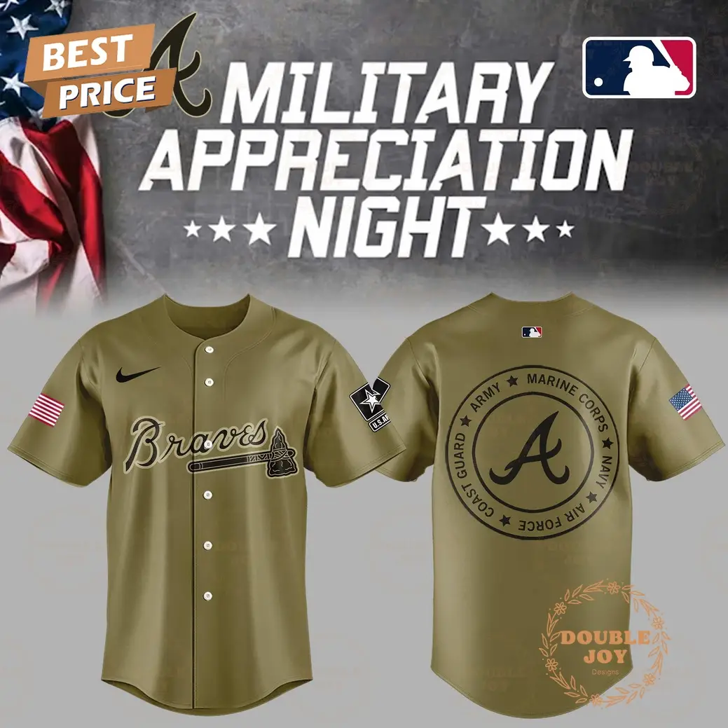 Atlanta Braves Military Appreciation Night 2025 Limited Edition Baseball Jersey