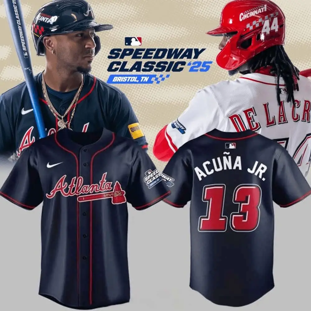 Atlanta Braves Speedway Classic 25 Limited Speed 2026 Baseball Jersey Atlanta Braves Merch