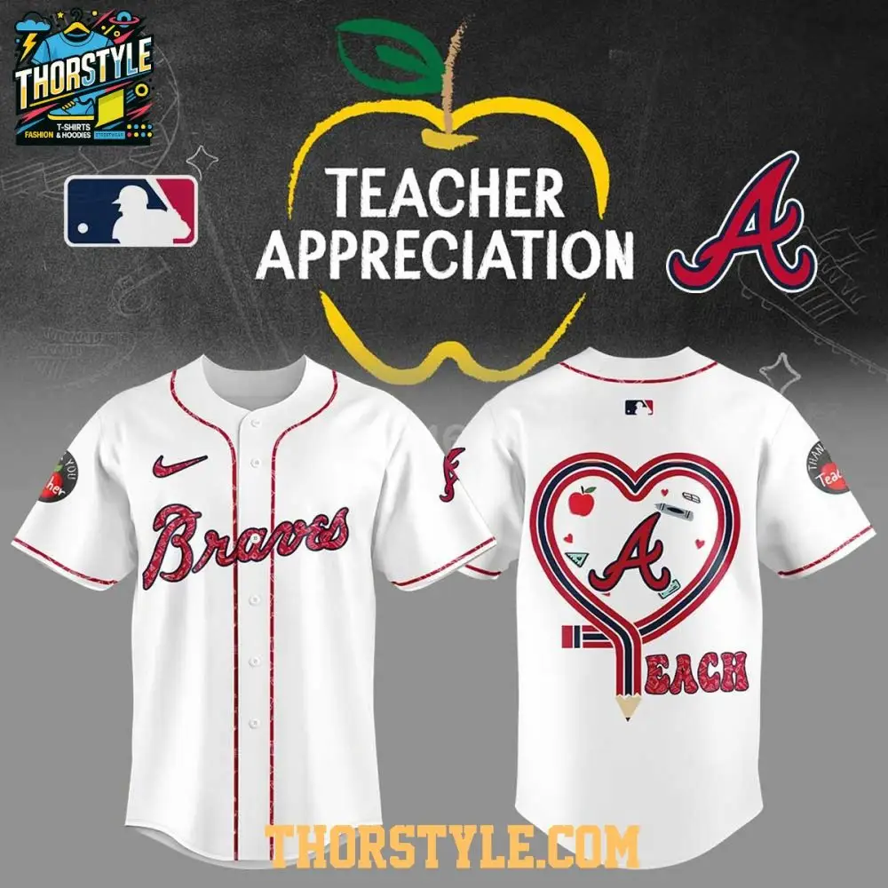 Atlanta Braves Teacher Appreciation Day 2025 Baseball Jersey