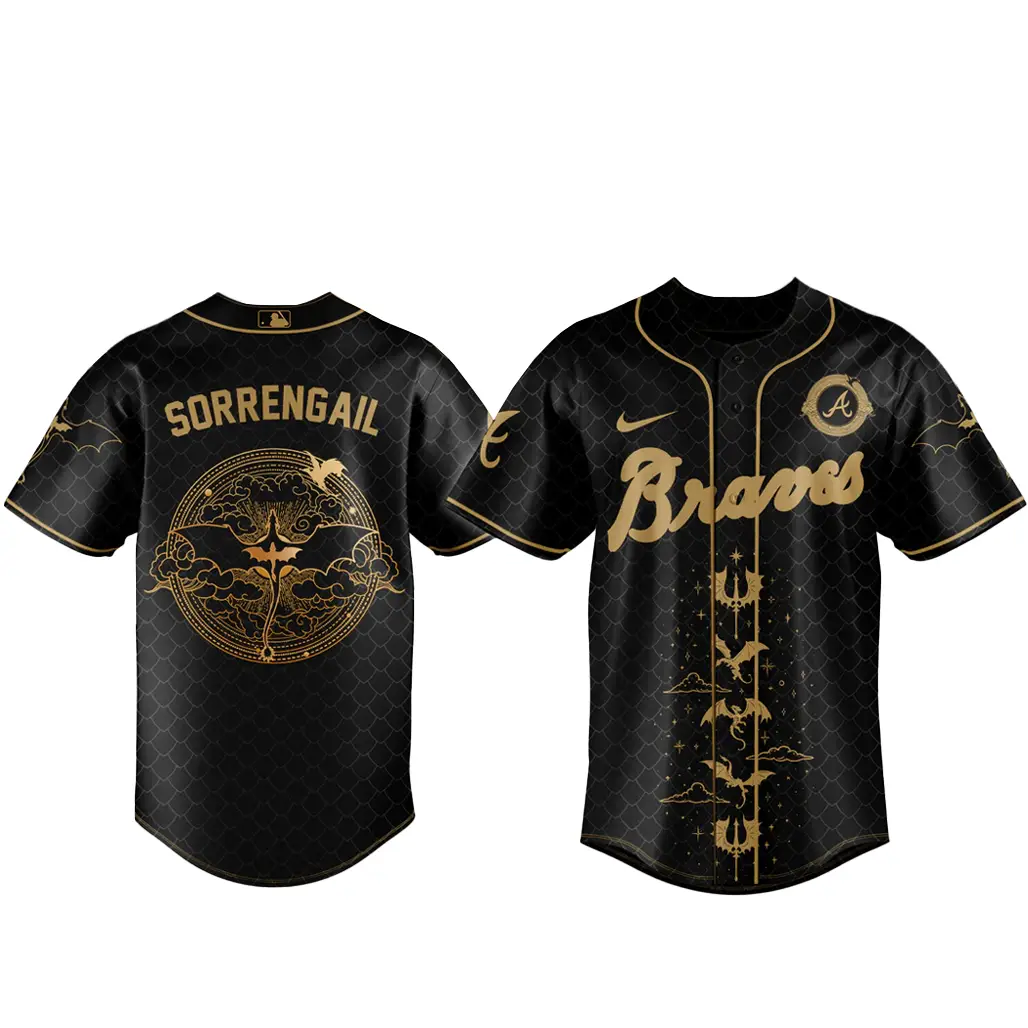 Atlanta Braves x Fourth Wing Night 2026 Baseball Jersey - Tazila
