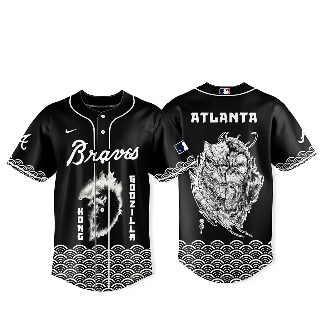 Atlanta Braves x Godzilla and Kong 2026 Baseball Jersey - Tazila