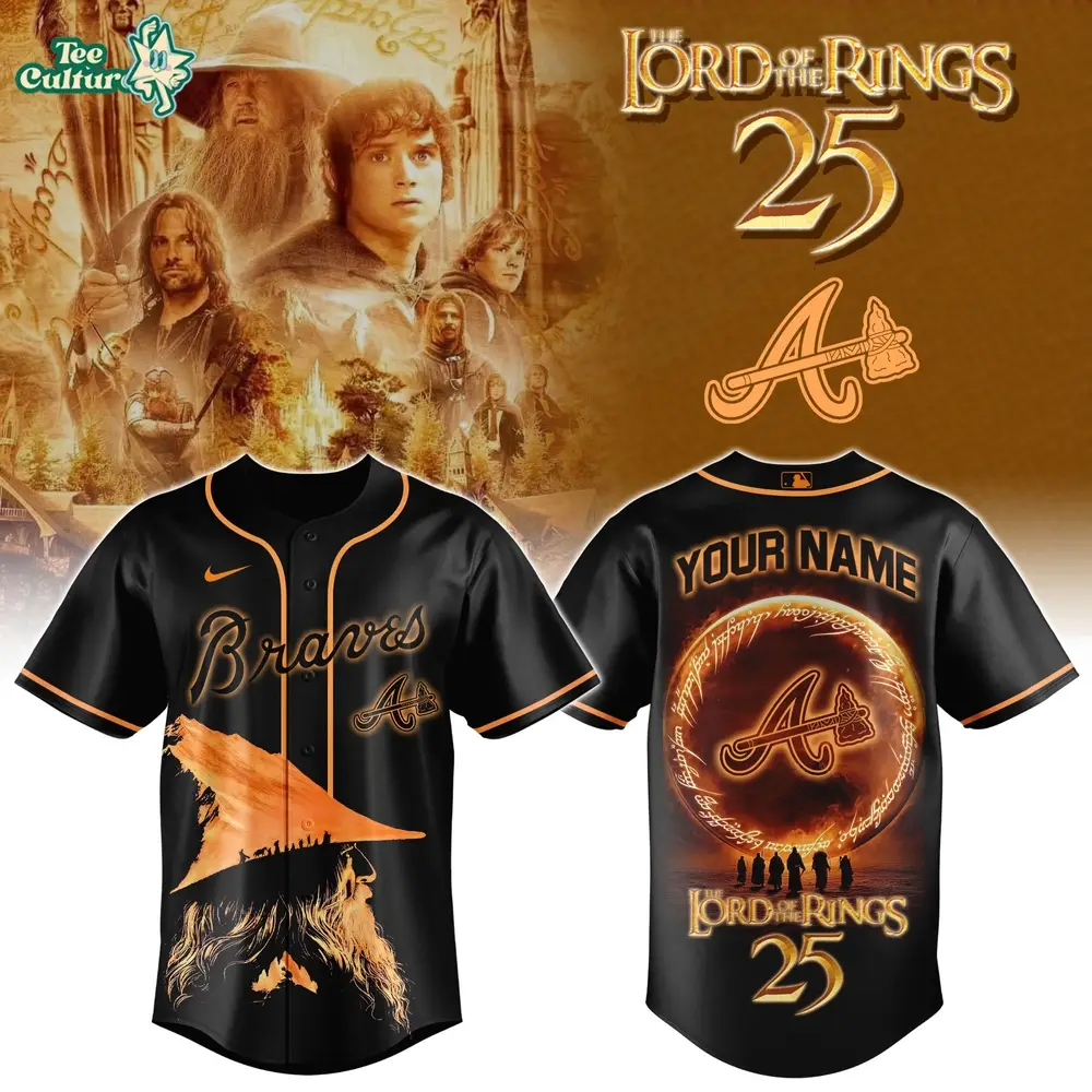 Atlanta Braves x Ring of Power Custom Name Edition 2026 Jersey