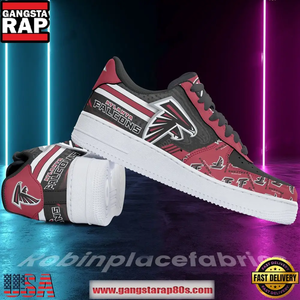 Atlanta Falcons Air Force 1 Running Sneakers Shoes
