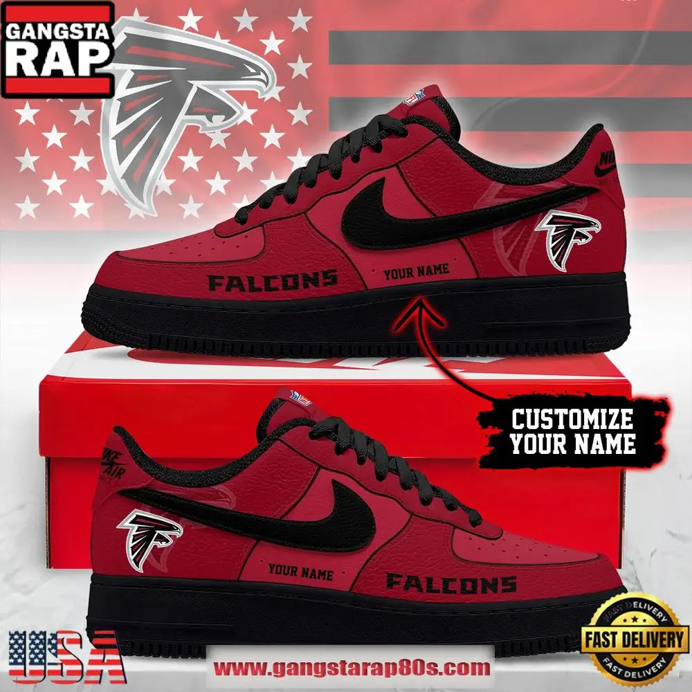 Atlanta Falcons New 2026 Version NFL Custom Air Force 1 Running Sneakers Shoes