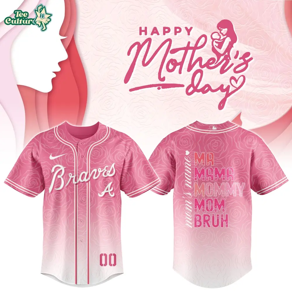 Atlanta Mom Love Pink Game Day Jersey