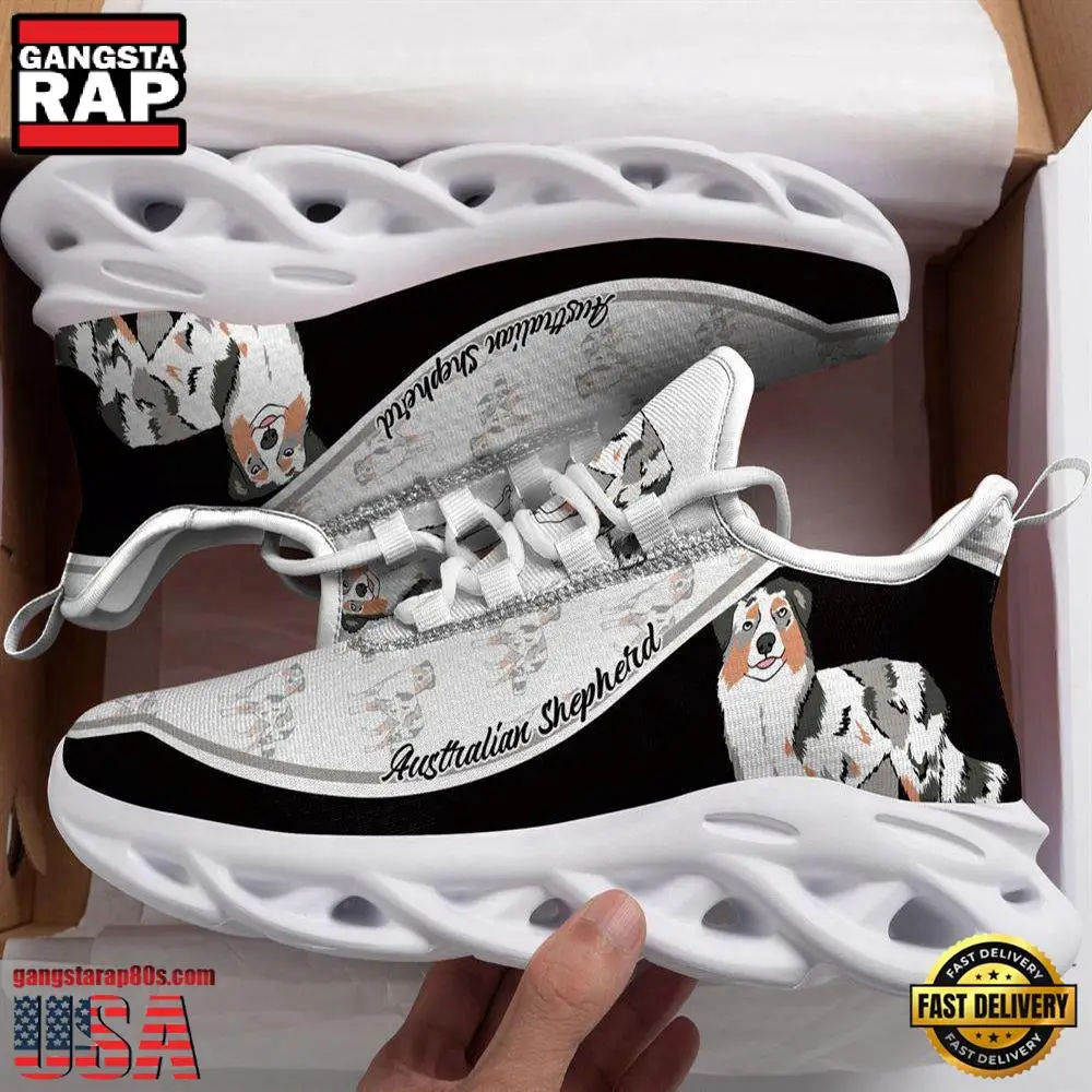Australian Shepherd Dogs Lover Max Soul Shoes, Running Sneakers