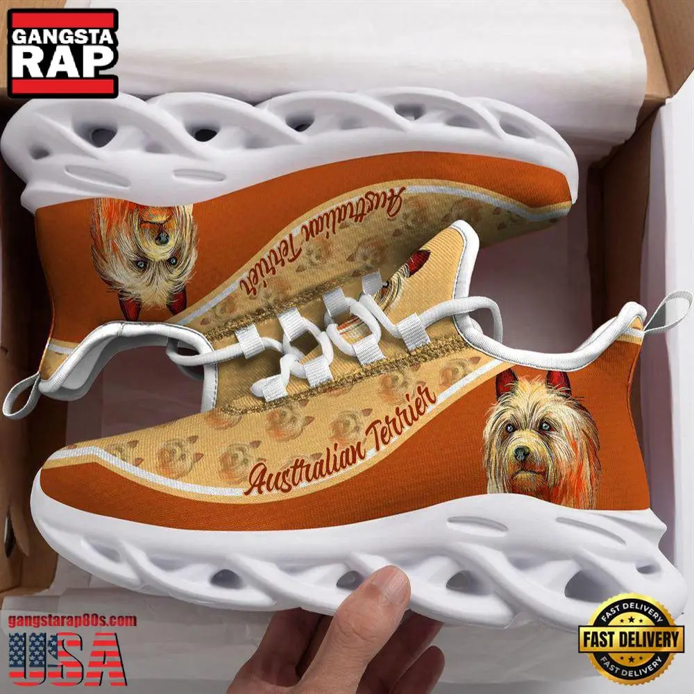 Australian Terrier Dogs Lover Max Soul Shoes, Running Sneakers