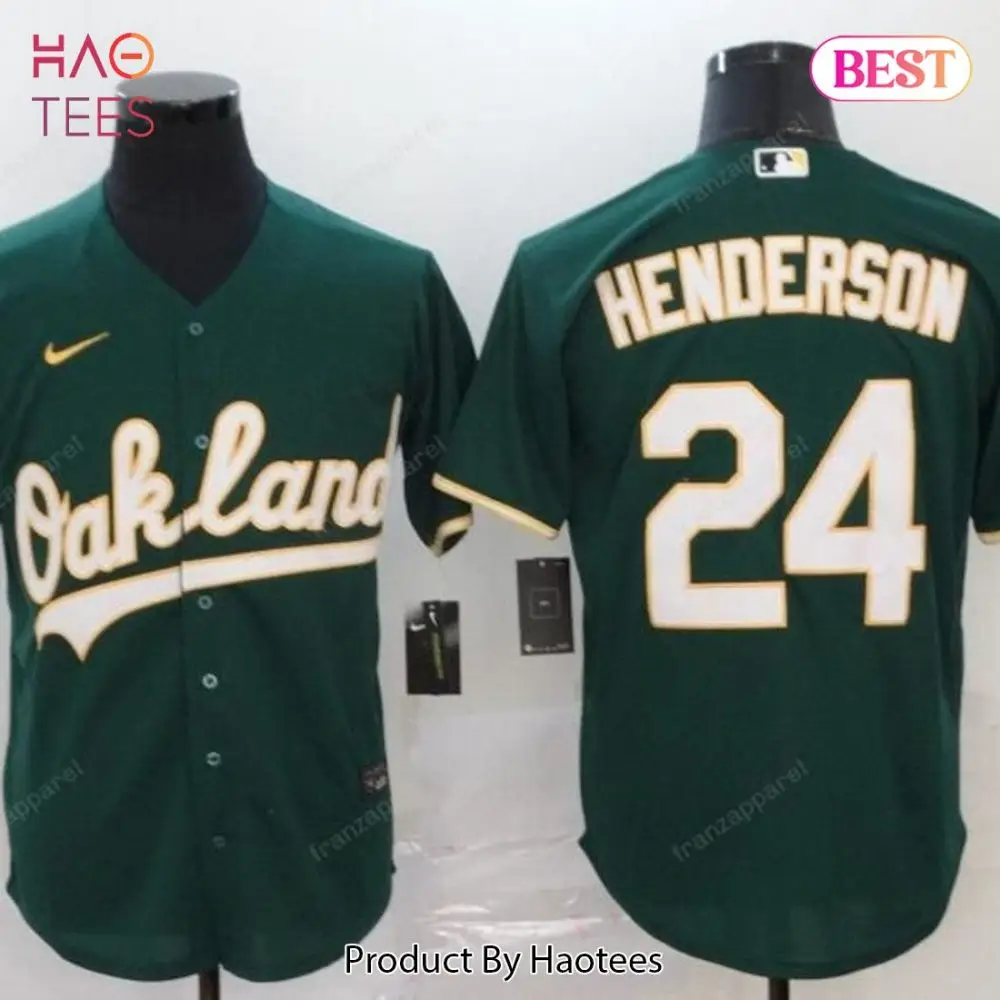Authentic Oakland Baseball Jersey - Henderson 24 - Premium Quality Fan Gear