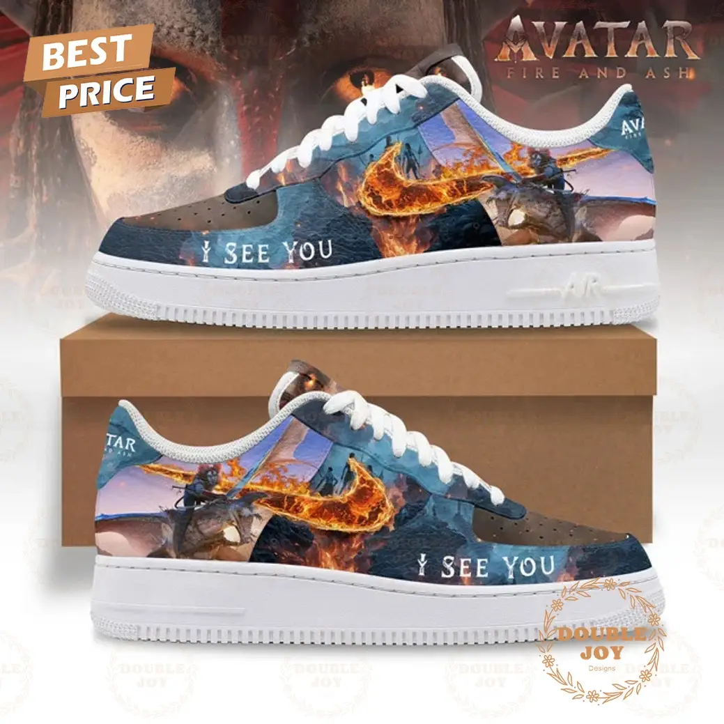Avatar 3: Fire And Ash "I See You" 2025 Air Force 1 Sneakers