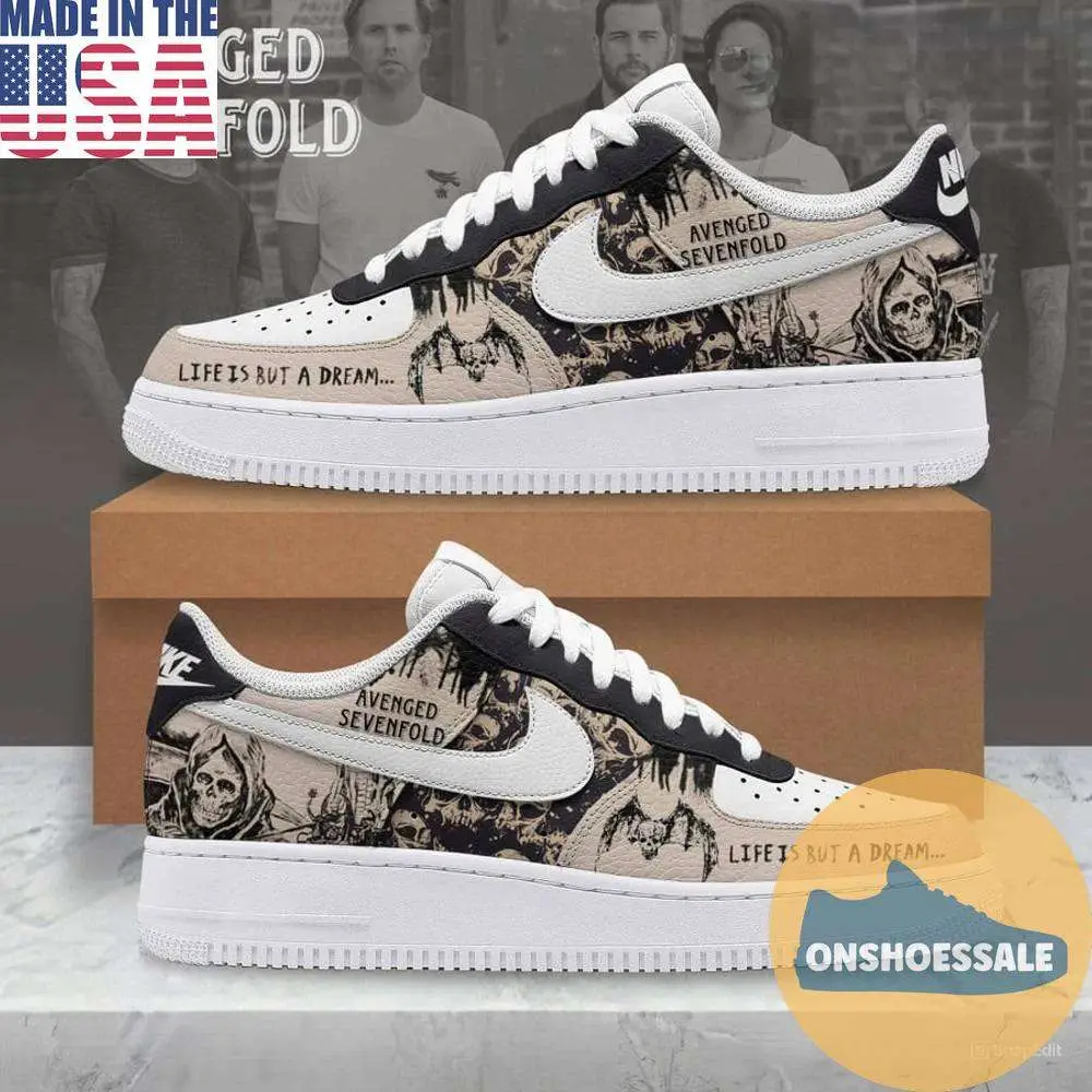 Avenged Sevenfold Life is But a Dream Air Force 1 Shoes, Gift For Fans - Best Gift Shoes
