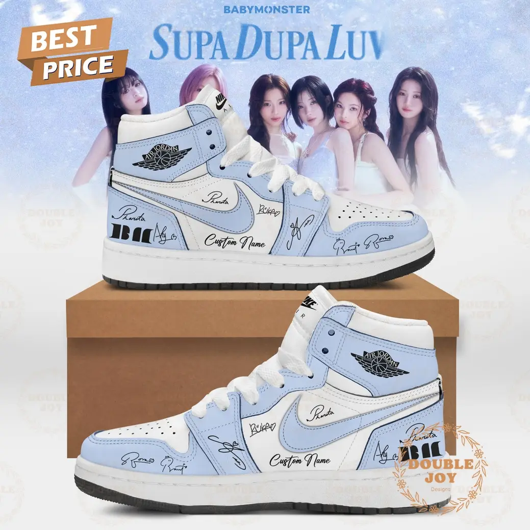 Babymonster Supa Dupa Luv 2026 Custom Name Air Jordan 1 Hightop Shoes