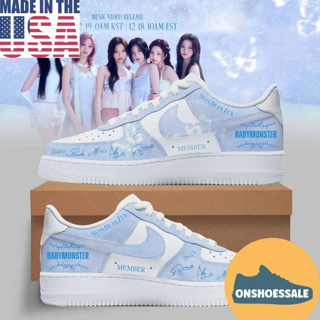 Babymonster Supa Dupa Luv New MV Air Force 1 Shoes - Best Gift Shoes