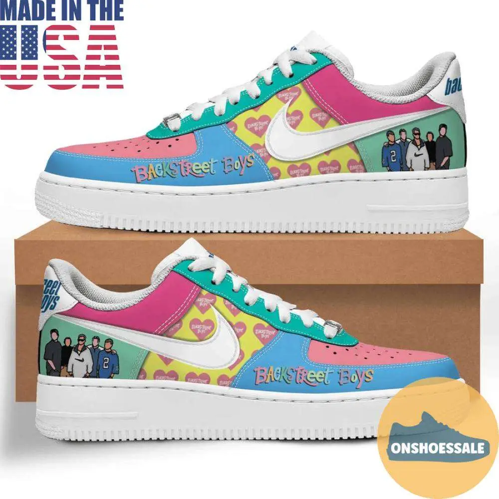 Backstreet Boys 2026 Nike Air Force, Gift For Fans - Best Gift Shoes