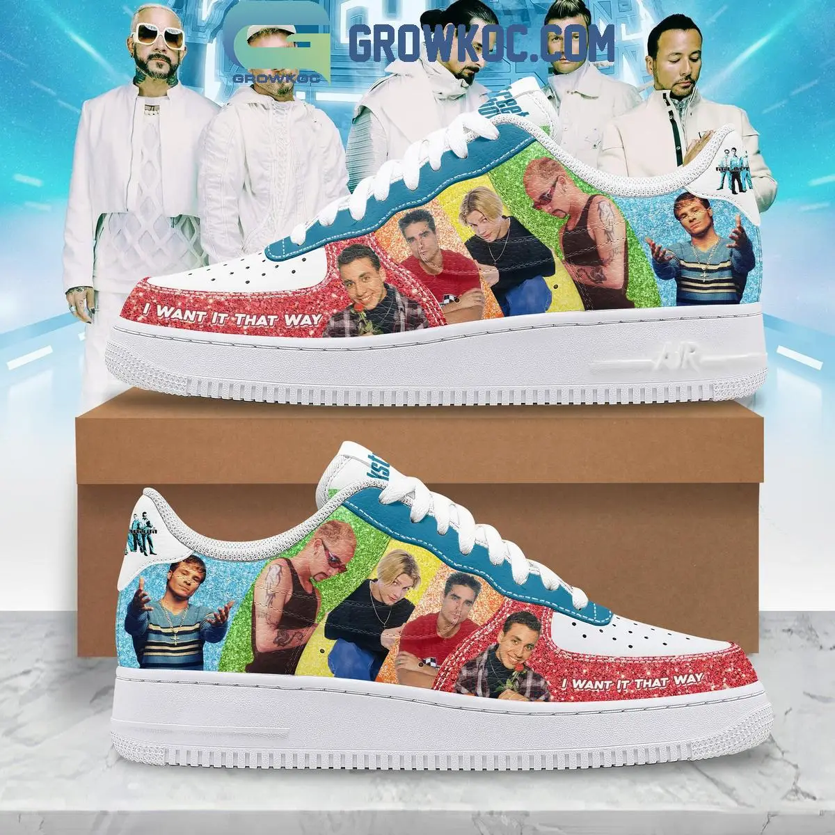 Backstreet Boys I Want It That Way Air Force 1 Shoes