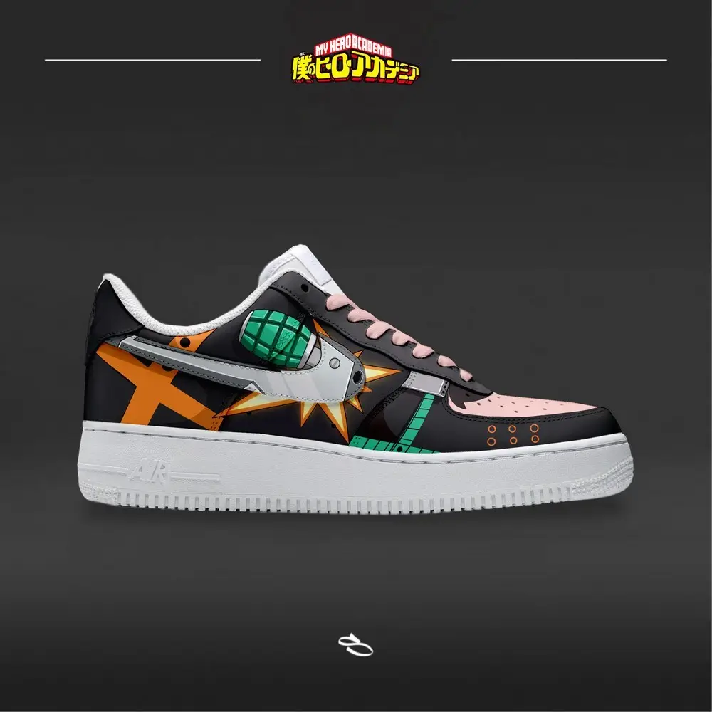 Bakugo My Hero Academia AF1 Shoes