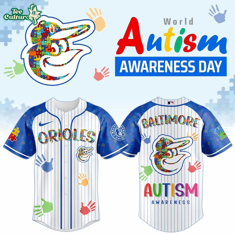 Baltimore Orioles – Autism Awareness 2026 Limited Editions Jersey
