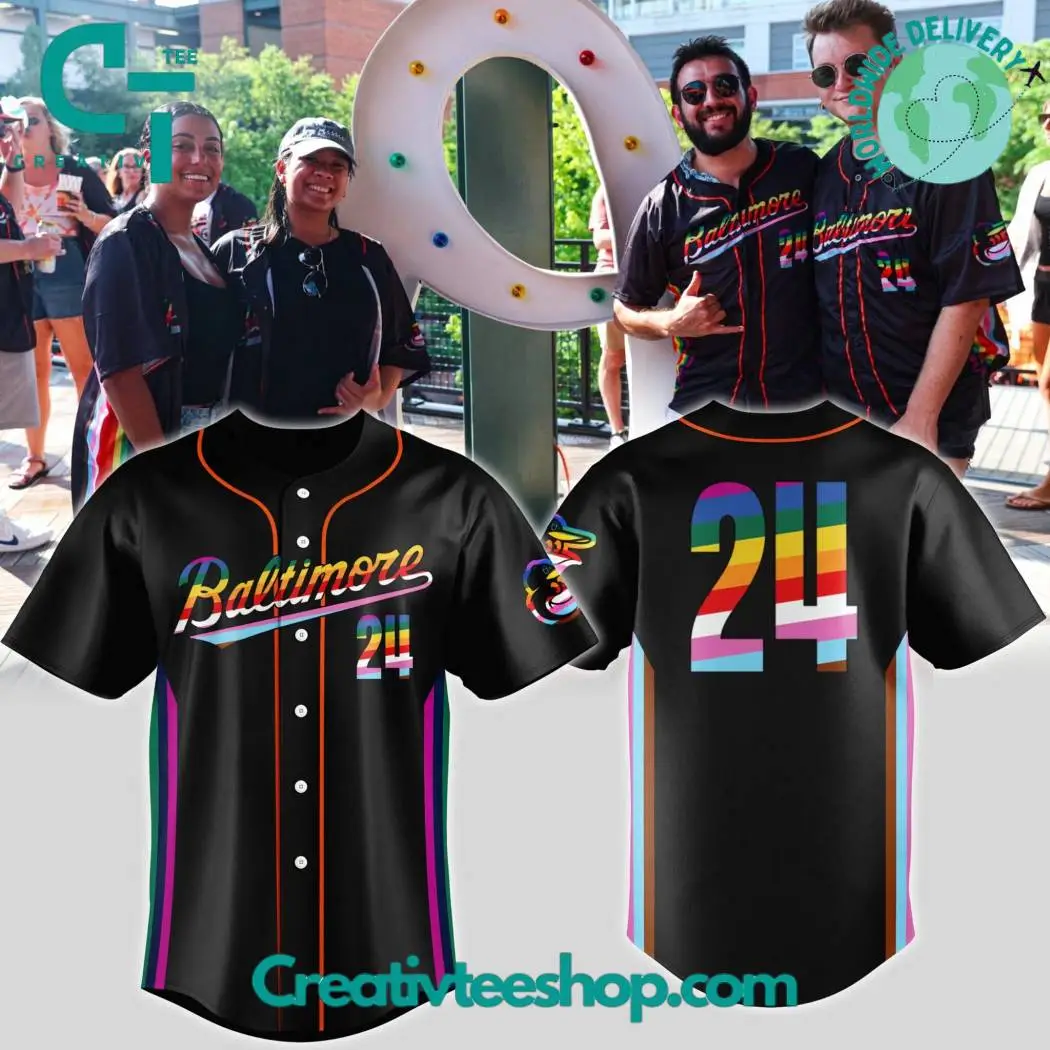 Baltimore Orioles Celebrating Pride At The Yard Baseball Jersey