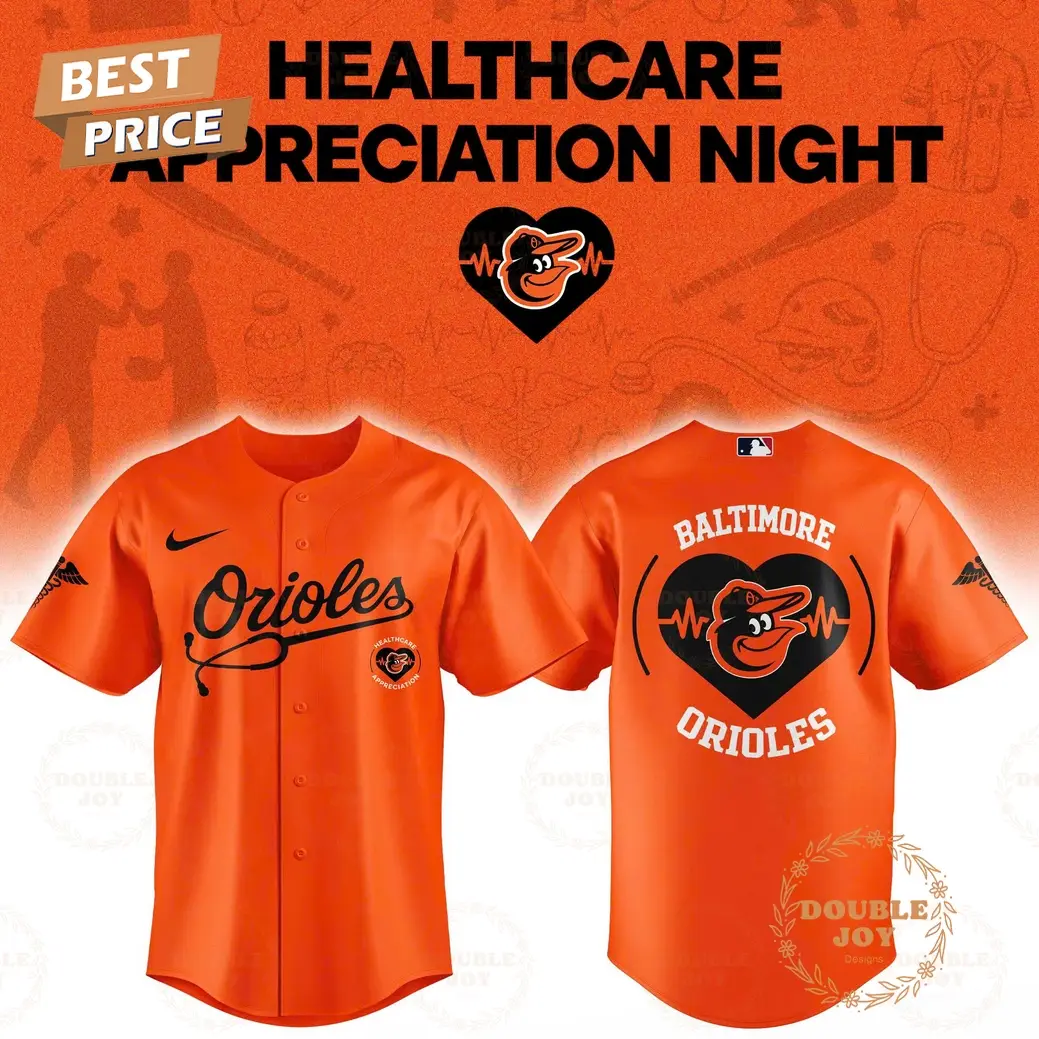 Baltimore Orioles Healthcare Appreciation 2026 Baseball Jersey - Orange