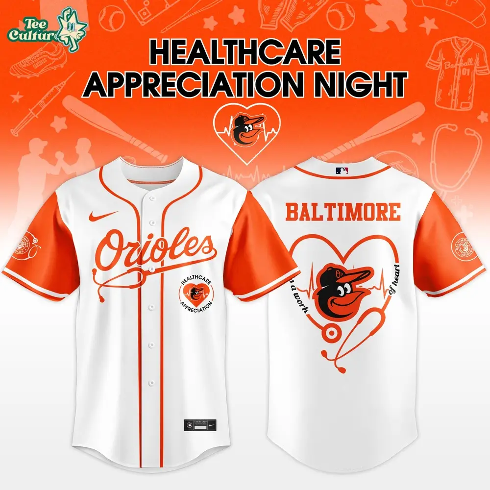 Baltimore Orioles Healthcare Appreciation Night 2026 Limited Edition Baseball Jersey Baltimore Orioles Healthcare Appreciation Night 2026 Limited Edition Baseball Jersey - Image 1