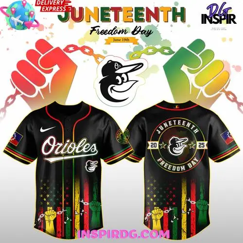 Baltimore Orioles Juneteenth Day 2025 Special Jersey