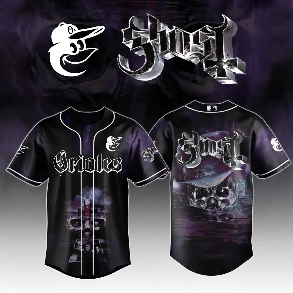Baltimore Orioles Mlb X Ghost Night Show Baseball Jersey