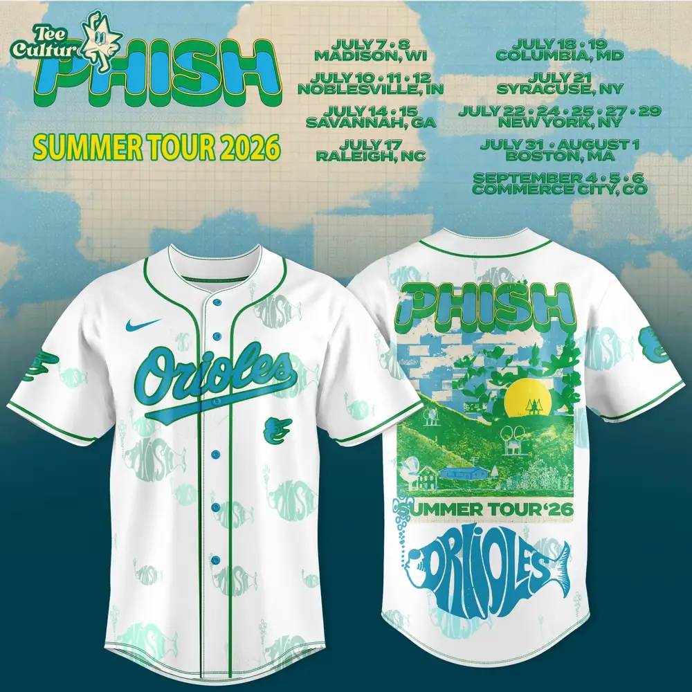 Baltimore Orioles MLB x Phish Summer Tour 2026 Limited Jersey